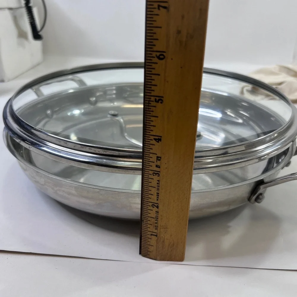 Cuisinart 8325-30D Stainless Steel 12in Everyday Pan with Glass Lid Induction